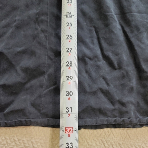 Eddie Bauer Long Charcoal Black Tencek Skirt Size 8 Petite - Picture 11 of 13